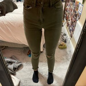 American eagle curvy super hi-rise jeans